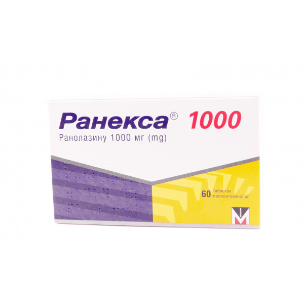 Ранекса 1000 мг №60 таблетки