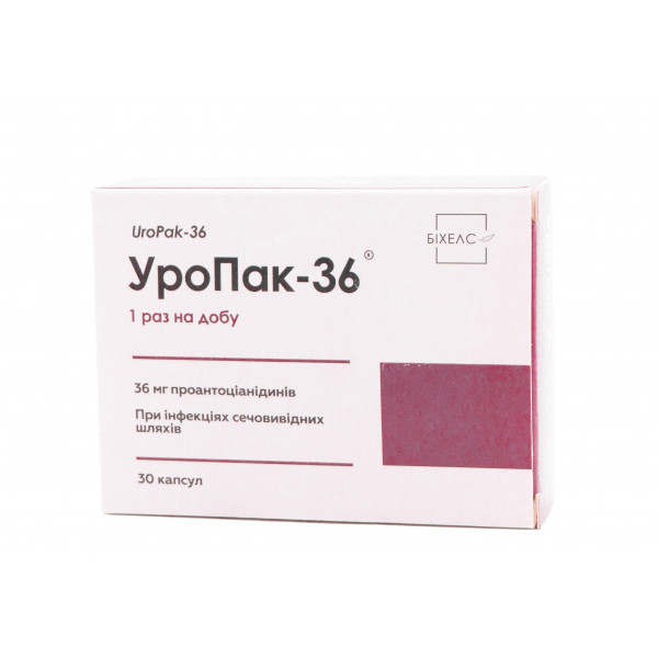 УроПак-36 капсули, 30 шт.- Біхелс